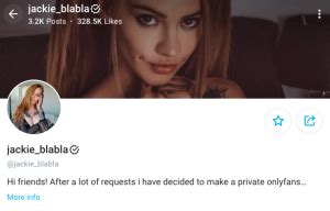 jackie blabla onlyfans|jackie blabla leaked onlyfans jackie blabla on Instagram S@le